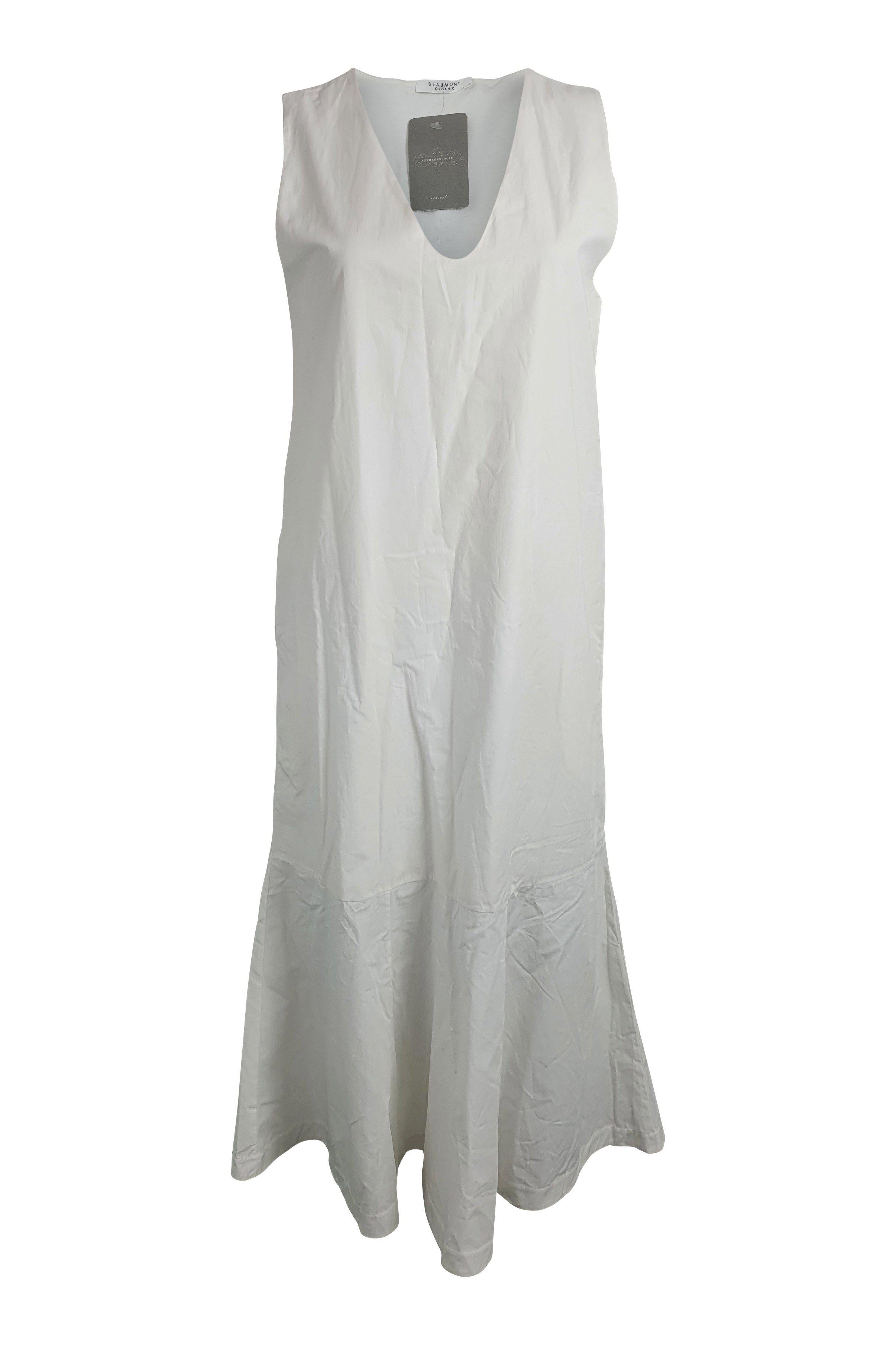 BEAUMONT ORGANIC Madelyn Organic Cotton Midi Dress (M)-Beaumont Organic-The Freperie