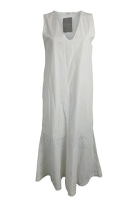 BEAUMONT ORGANIC Madelyn Organic Cotton Midi Dress (M)-Beaumont Organic-The Freperie