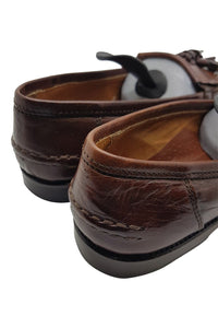 BELLESCO Italian Leather Slip on Shoes (38)-Bellesco-The Freperie