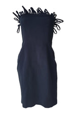 Load image into Gallery viewer, BEN DI LISI Benedetto Black Fitted Bandeau Dress (UK 10)-Ben Di Lisi-The Freperie
