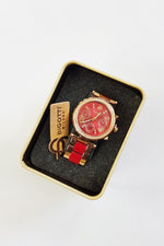 Load image into Gallery viewer, BIGOTTI MILANO Bi-Color Rose Gold Women&#39;s Wristwatch Red-Bigotti Milano-The Freperie

