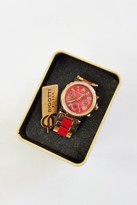 BIGOTTI MILANO Bi-Color Rose Gold Women's Wristwatch Red-Bigotti Milano-The Freperie