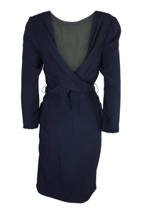 VINTAGE BILL BLASS Backless Silk Dress-Bill Blass-The Freperie