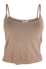 Load image into Gallery viewer, BLUMARINE Beige Strappy Vest Top (IT 38)-Blumarine-The Freperie
