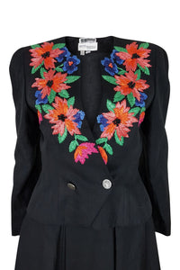 BRUCE OLDFIELD Harvey Nichols Vintage Skirt and Jacket Set (UK 10)-Bruce Oldfield-The Freperie