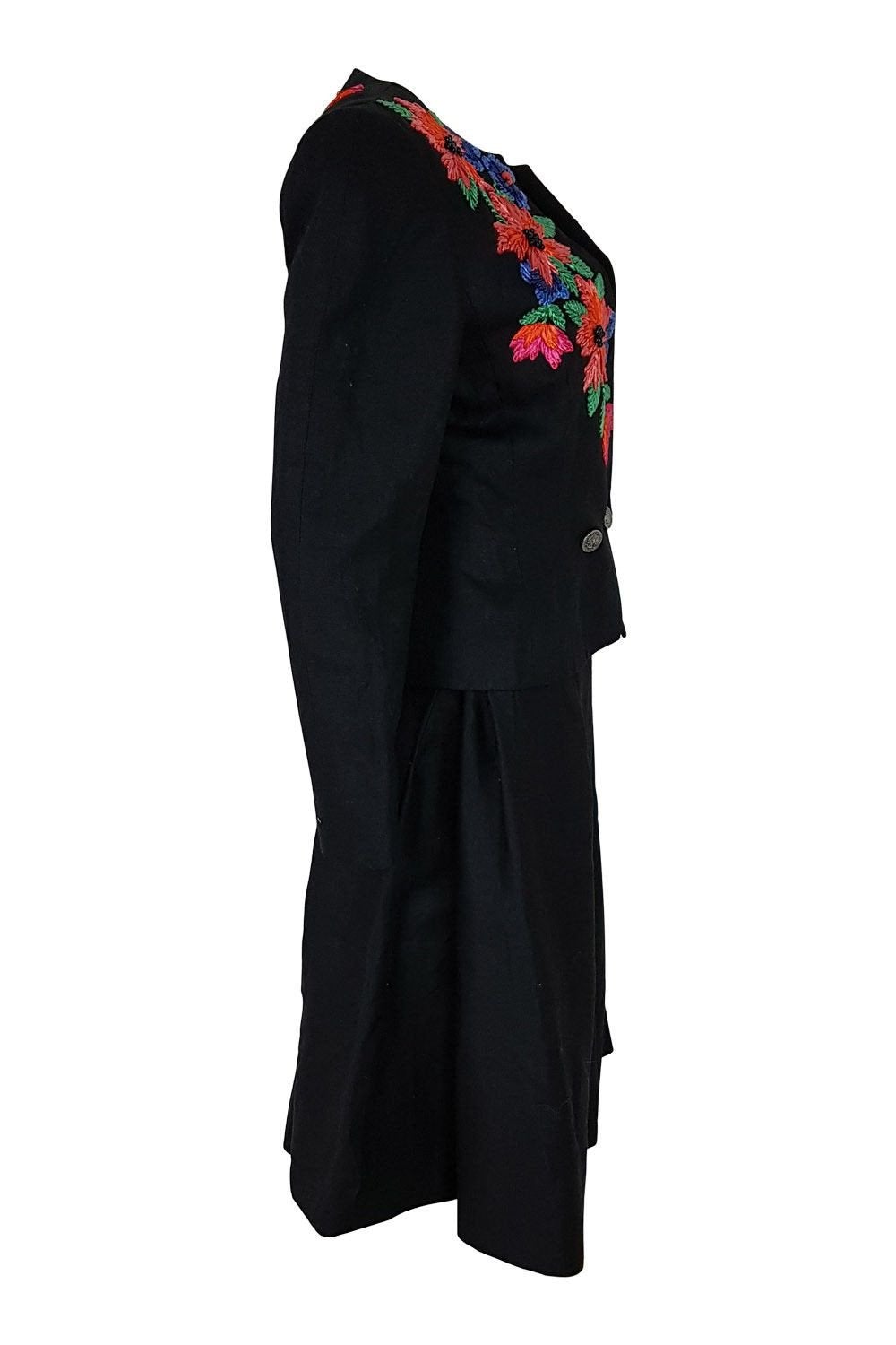 BRUCE OLDFIELD Harvey Nichols Vintage Skirt and Jacket Set (UK 10)-Bruce Oldfield-The Freperie