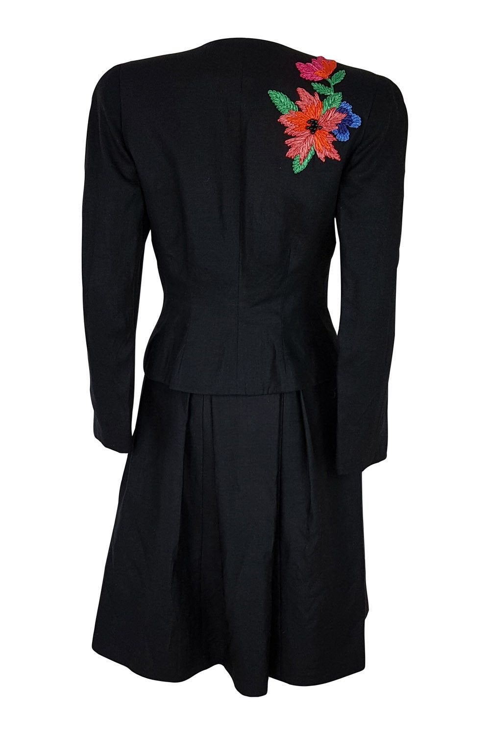 BRUCE OLDFIELD Harvey Nichols Vintage Skirt and Jacket Set (UK 10)-Bruce Oldfield-The Freperie