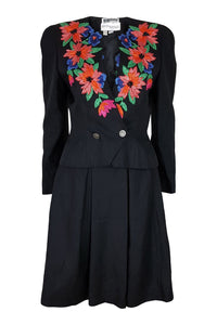 BRUCE OLDFIELD Harvey Nichols Vintage Skirt and Jacket Set (UK 10)-Bruce Oldfield-The Freperie
