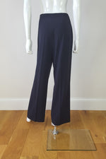 Load image into Gallery viewer, CAMBIO Petrol Blue Wide Leg Trousers (12)-Cambio-The Freperie
