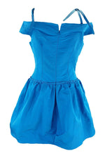 Load image into Gallery viewer, CARVEN Off Shoulder Dress Fit and Flare Mini Dress (40)-Carven-The Freperie
