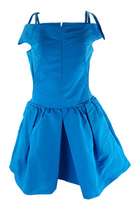 CARVEN Off Shoulder Dress Fit and Flare Mini Dress (40)-Carven-The Freperie