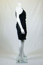 Load image into Gallery viewer, CATHERINE MALANDRINO One Shoulder Mini Dress (UK 10)-Catherine Malandrino-The Freperie
