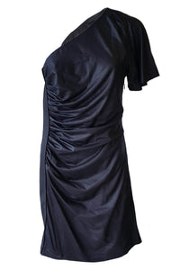 CATHERINE MALANDRINO One Shoulder Mini Dress (UK 10)-Catherine Malandrino-The Freperie