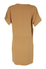 Load image into Gallery viewer, CHLOE Deep V Front Silk Shift Dress (10)-Chloé-The Freperie
