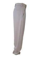 Load image into Gallery viewer, CHLOÉ Unhemmed Beige Chino Trousers (UK 8)-Chloé-The Freperie
