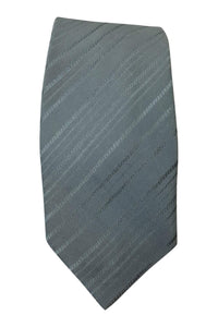 CHRISTIAN DIOR Men's Silk Green Self Stripe Tie (58 L)-Christian Dior-The Freperie