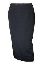 Load image into Gallery viewer, COMME DES GARCONS Black Maxi Pencil Skirt (S)-Comme Des Garcons-The Freperie
