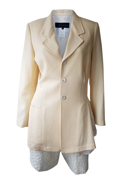 COMME DES GARCONS Vintage Lace Wool Short and Jacket Set (S) – The