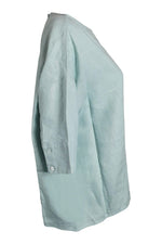 Load image into Gallery viewer, COMPTOIR DES COTONNIERS Lordat Blue Haze Linen Shirt ( 3 | FR 42 - 44 | XL )-The Freperie
