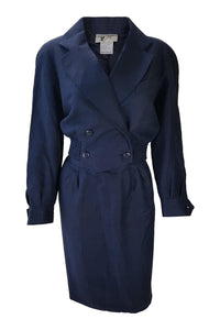 COURREGES Vintage Ladies Two Piece Skirt Suit (US 00)-Courrèges-The Freperie