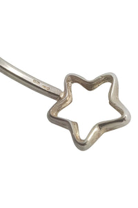 DECORUS Sterling Silver Star Bangle-Decorus-The Freperie