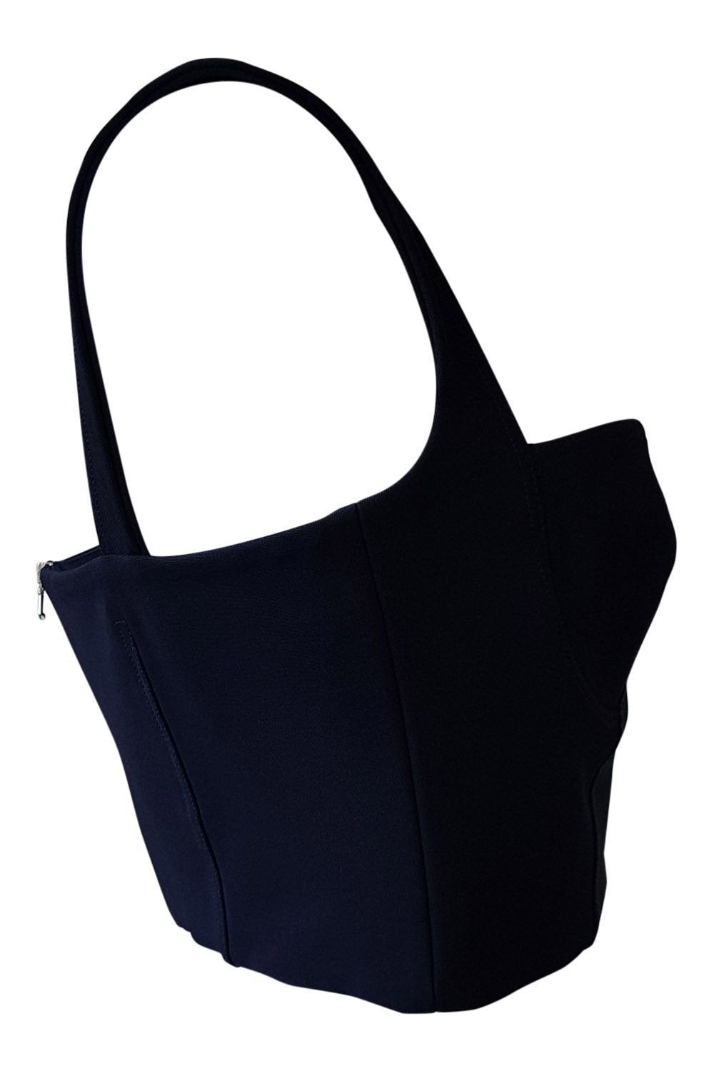 DION LEE Utility Navy Blue Bustier (UK 12)-Dion Lee-The Freperie