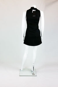 DKNY JEANS Zip Front Mesh Mini Dress (UK 8)-DKNY-The Freperie