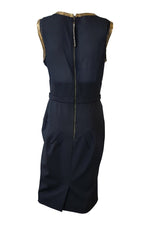 Load image into Gallery viewer, DOLCE &amp; GABBANA Sleeveless Black Shift Dress (UK 8)-Dolce &amp; Gabbana-The Freperie
