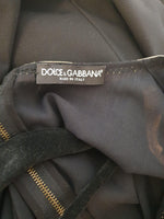Load image into Gallery viewer, DOLCE &amp; GABBANA Sleeveless Black Shift Dress (UK 8)-Dolce &amp; Gabbana-The Freperie
