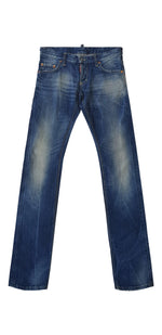 Load image into Gallery viewer, DSQUARED2 Men&#39;s Straight leg distressed Skinny Jeans (W32 L36)-DSquared2-The Freperie
