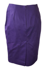 Load image into Gallery viewer, DSQUARED2 Purple Cotton Tailored Two Piece Skirt Suit (42)-DSquared2-The Freperie
