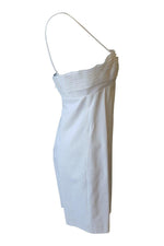 Load image into Gallery viewer, DSQUARED2 White Folded Bustier Corseted Mini Dress (UK 10)-DSquared2-The Freperie
