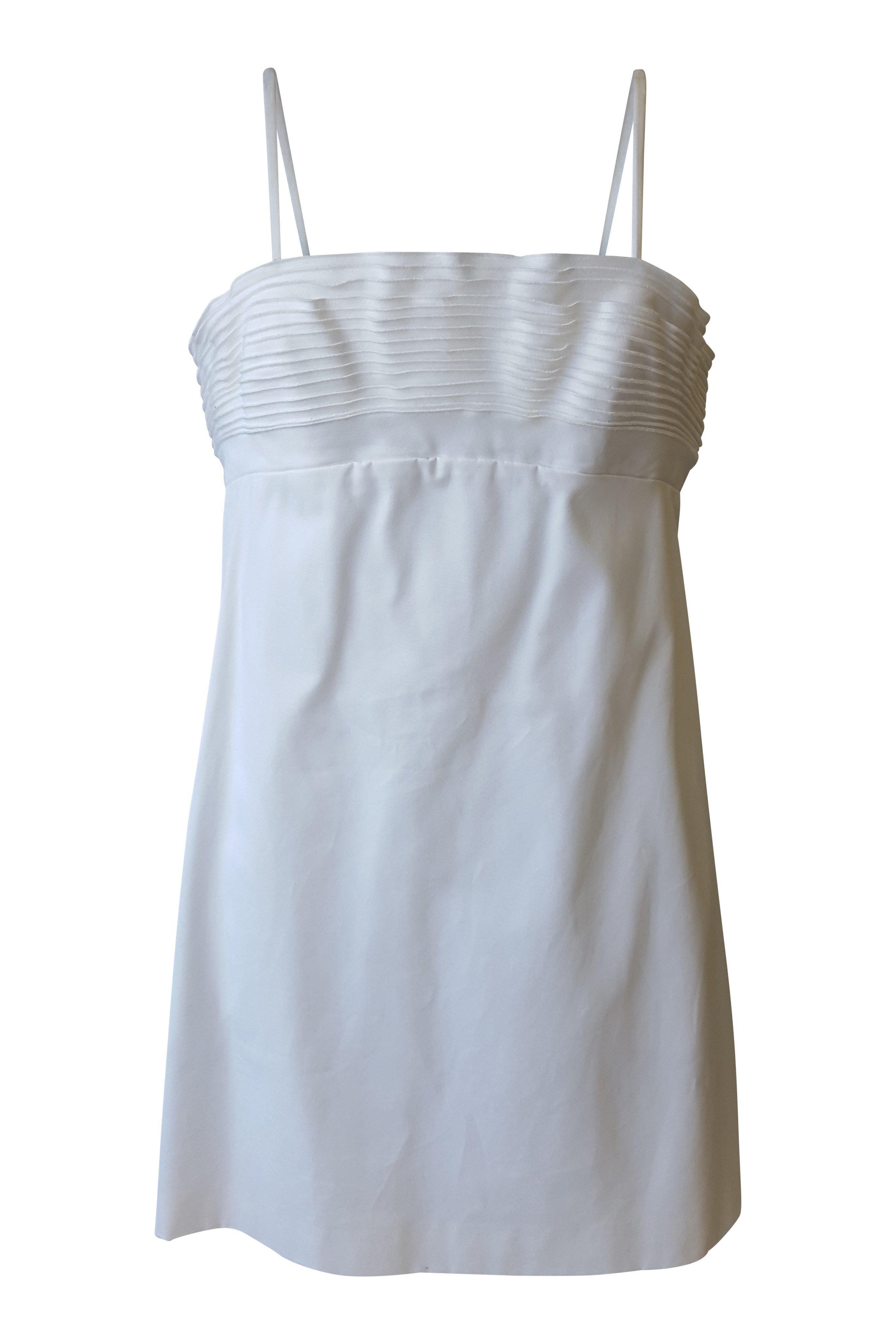 DSQUARED2 White Folded Bustier Corseted Mini Dress (UK 10)-DSquared2-The Freperie
