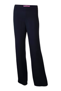 EMANUEL UNGARO Black Lightweight Straight Leg Trousers (36)-Emanuel Ungaro-The Freperie
