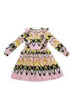 Load image into Gallery viewer, EMILIO PUCCI Silk Blend Long Sleeved Twill Dress (10 Years)-The Freperie
