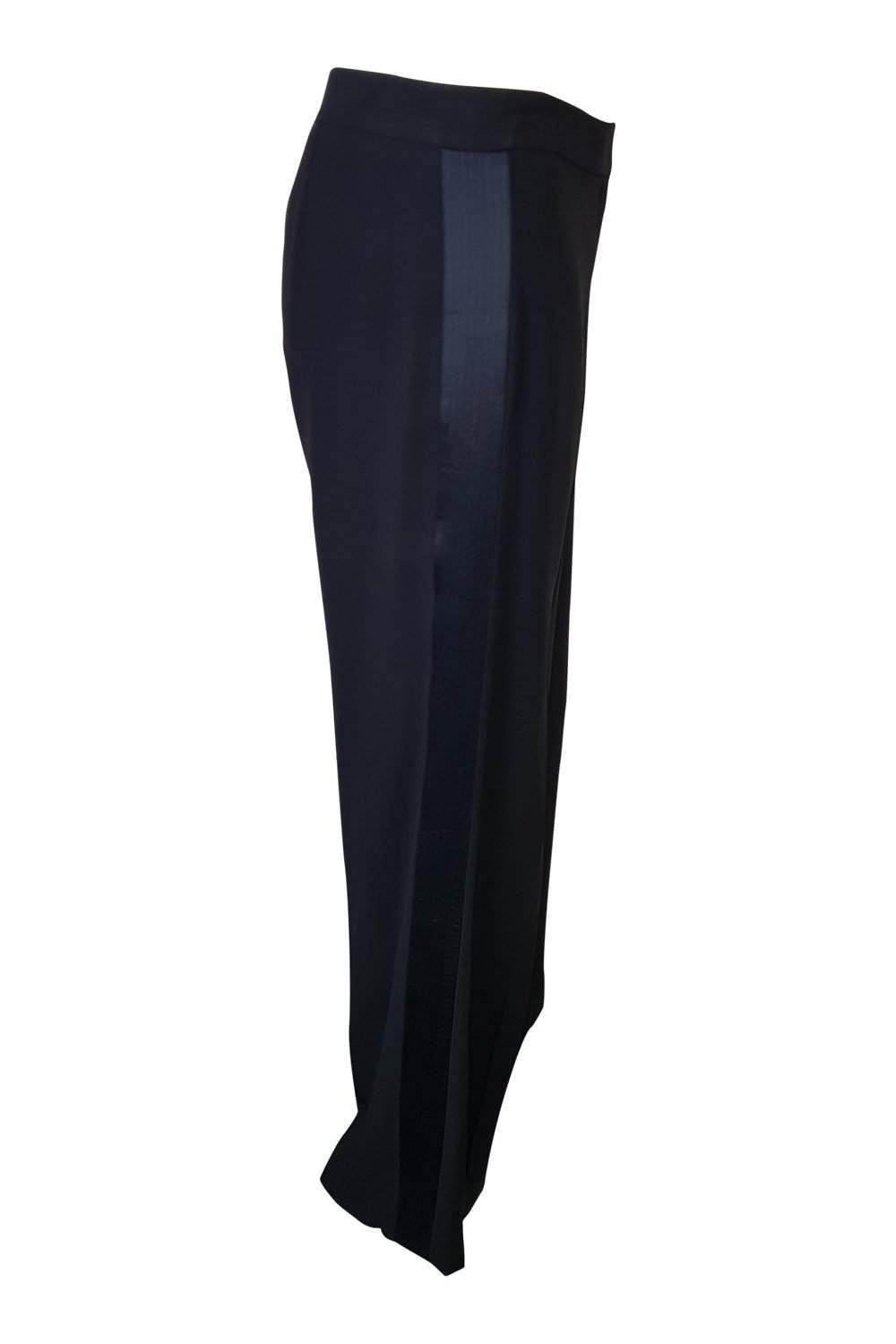 EMPORIO ARMANI Black Tuxedo Style Trousers-Emporio Armani-The Freperie