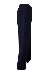 ESCADA Black Wool Blend Tailored Trousers (34)-Escada-The Freperie
