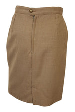 Load image into Gallery viewer, ET VOUS Brown Wool Vintage Mini Skirt (UK 6)-Et Vous-The Freperie
