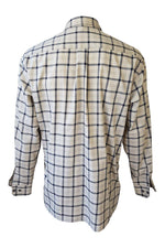 Load image into Gallery viewer, ETERNA Excellent Cream Black Checked Shirt (41/16)-Eterna Excellent-The Freperie
