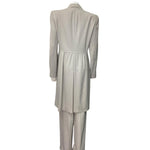 Load image into Gallery viewer, Emporio Armani Stone/Grey Wool Trouser Suit UK 12 | US 8 | IT 44-The Freperie
