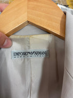 Load image into Gallery viewer, Emporio Armani Stone/Grey Wool Trouser Suit UK 12 | US 8 | IT 44-The Freperie
