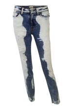 Load image into Gallery viewer, FAUSTO PUGLISI Distressed Bleached Skinny Jeans (IT 38)-Fausto Puglisi-The Freperie
