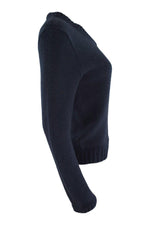 Load image into Gallery viewer, FENDI Black Wool Blend Medium Knit Fendi Encrusted Jumper (S)-Fendi-The Freperie
