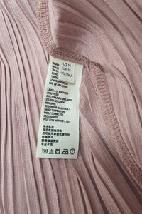 FREE PEOPLE Dusty Rose Pink V Front Pleated Mini Dress (M)-Free People-The Freperie