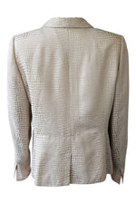Load image into Gallery viewer, GERARD DAREL Cream Textured Jacket (UK 14)-Gerard Darel-The Freperie
