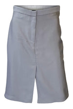 Load image into Gallery viewer, GIANFRANCO FERRE Silver Silk Pencil Skirt (40)-Gianfranco Ferre-The Freperie
