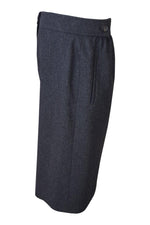 Load image into Gallery viewer, GUCCI Vintage Grey Wool Calf Length Skirt (M)-Gucci-The Freperie
