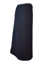 Load image into Gallery viewer, GUCCI Black Wool and Leather Trim Pencil Skirt (42)-Gucci-The Freperie
