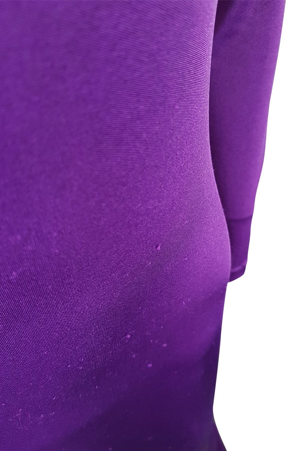 HALSTON HERITAGE Purple Long Sleeve Maxi Dress (UK 6)-Halston Heritage-The Freperie