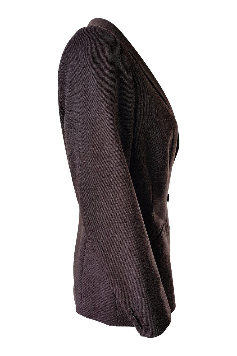 HECTOR POWE of Regent Street Vintage Brown Wool Jacket (10)-Hector Powe-The Freperie